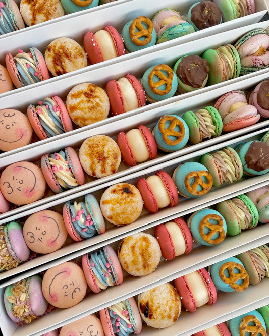 Macarons - 5 line up boxes