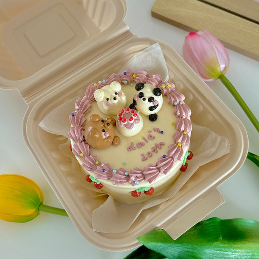 Animal party cake